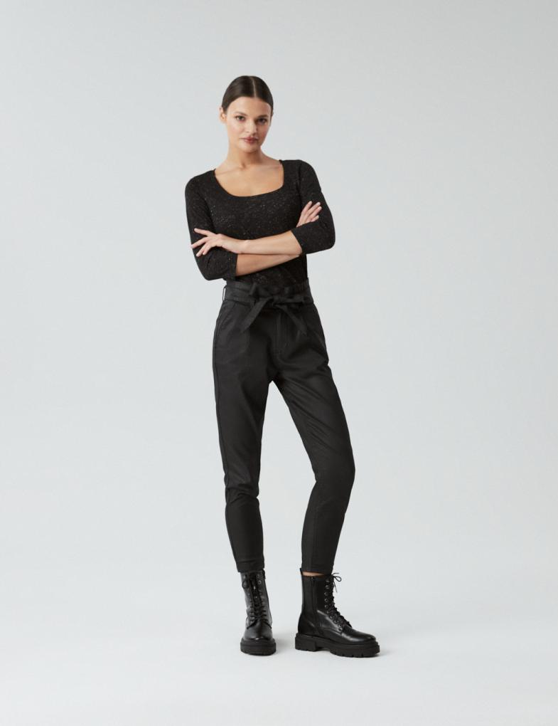 Moda Bluzki Koszulowe bluzki H&M Divided Koszulowa bluzka czarny W stylu biznesowym 