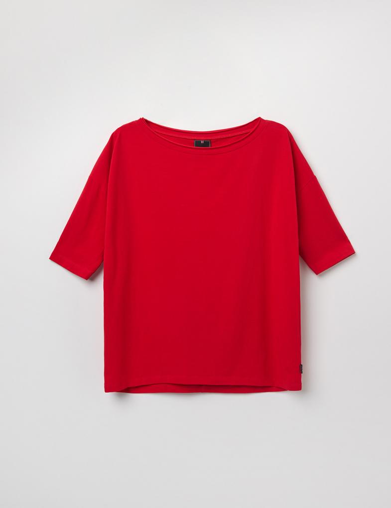 T-shirt_long REDNO