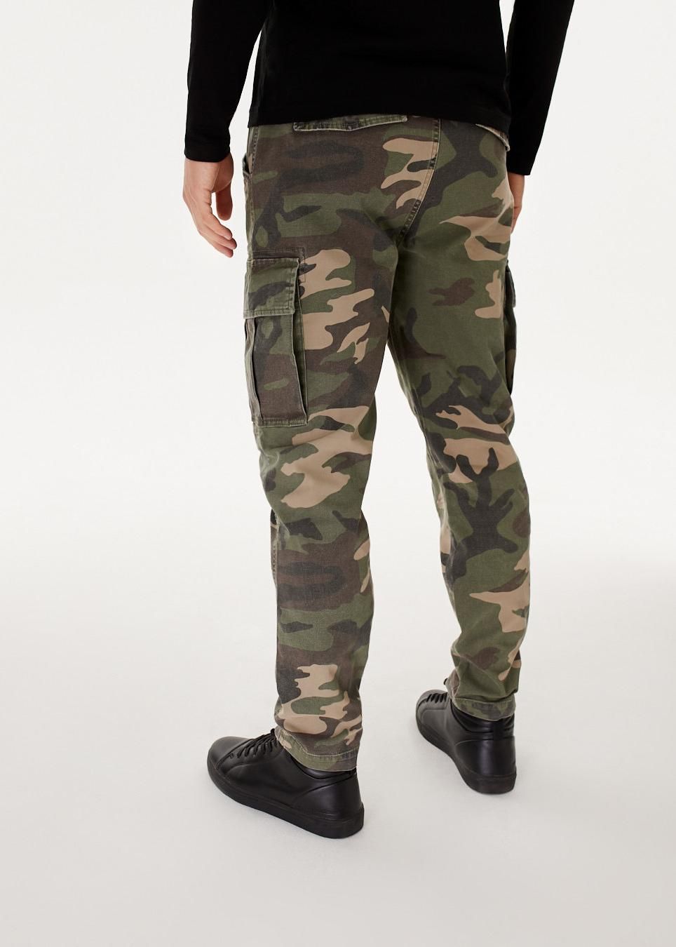 Classic camo cargo pants - Diverse