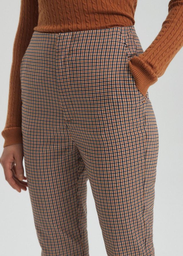 Women's fabric slim fit pants