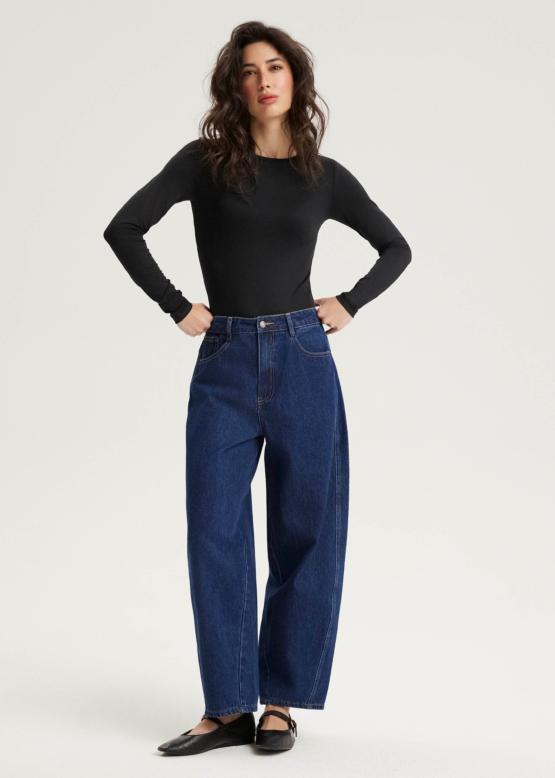 Women's carrot leg jeans - Diverse