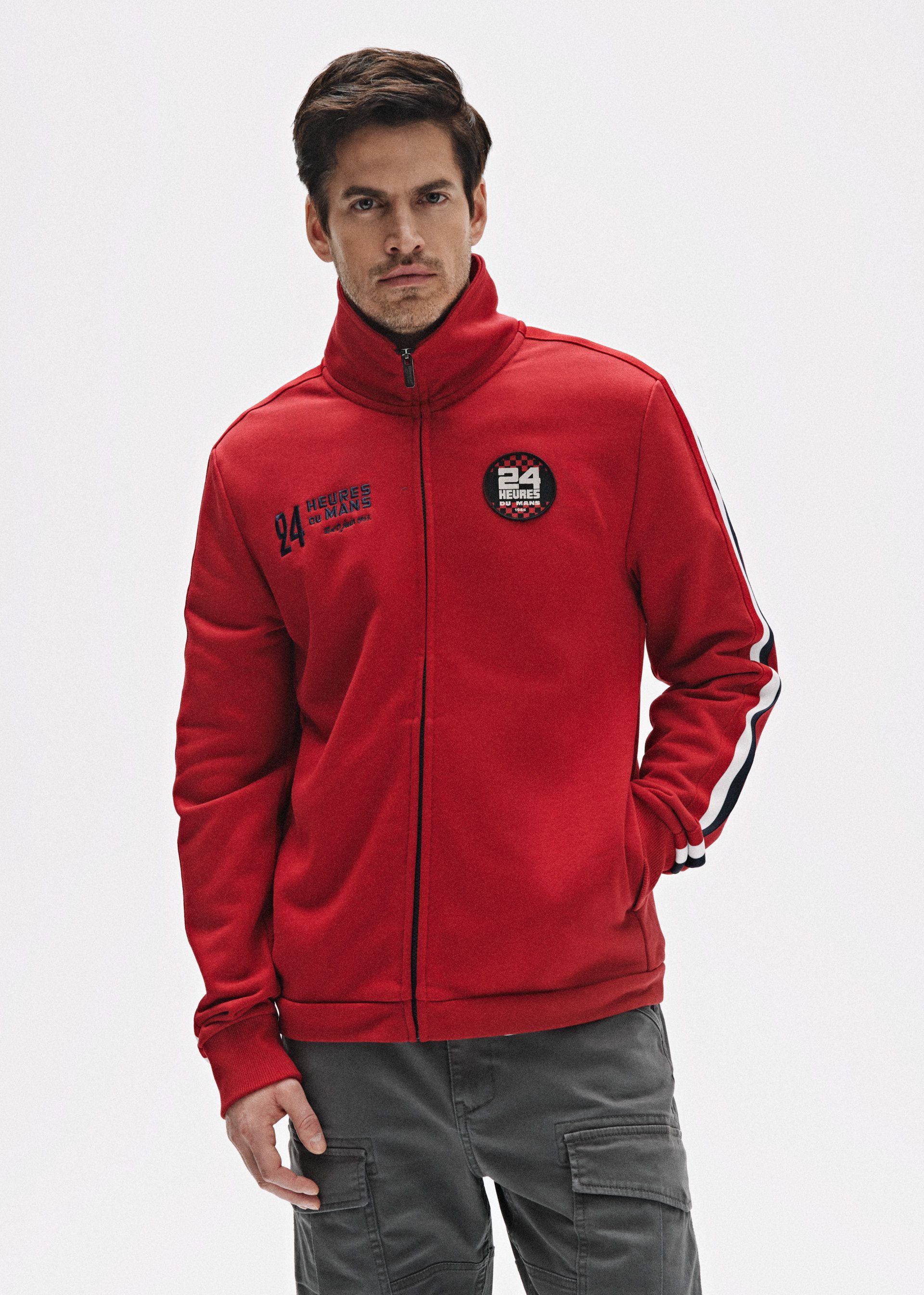 Rozpinana na zamek bluza ze stójką z kolekcji Le Mans 24H