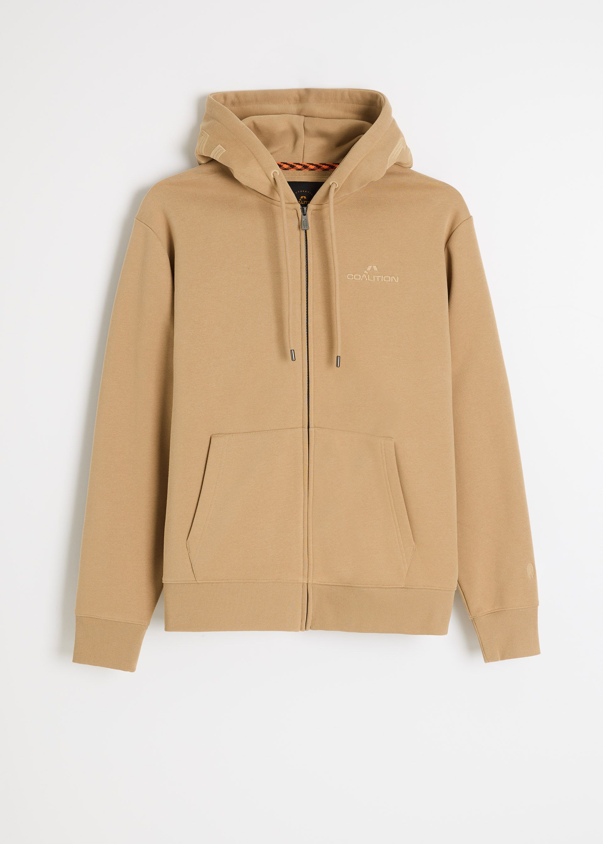 Unzipped hoodie with corporate logo - Diverse