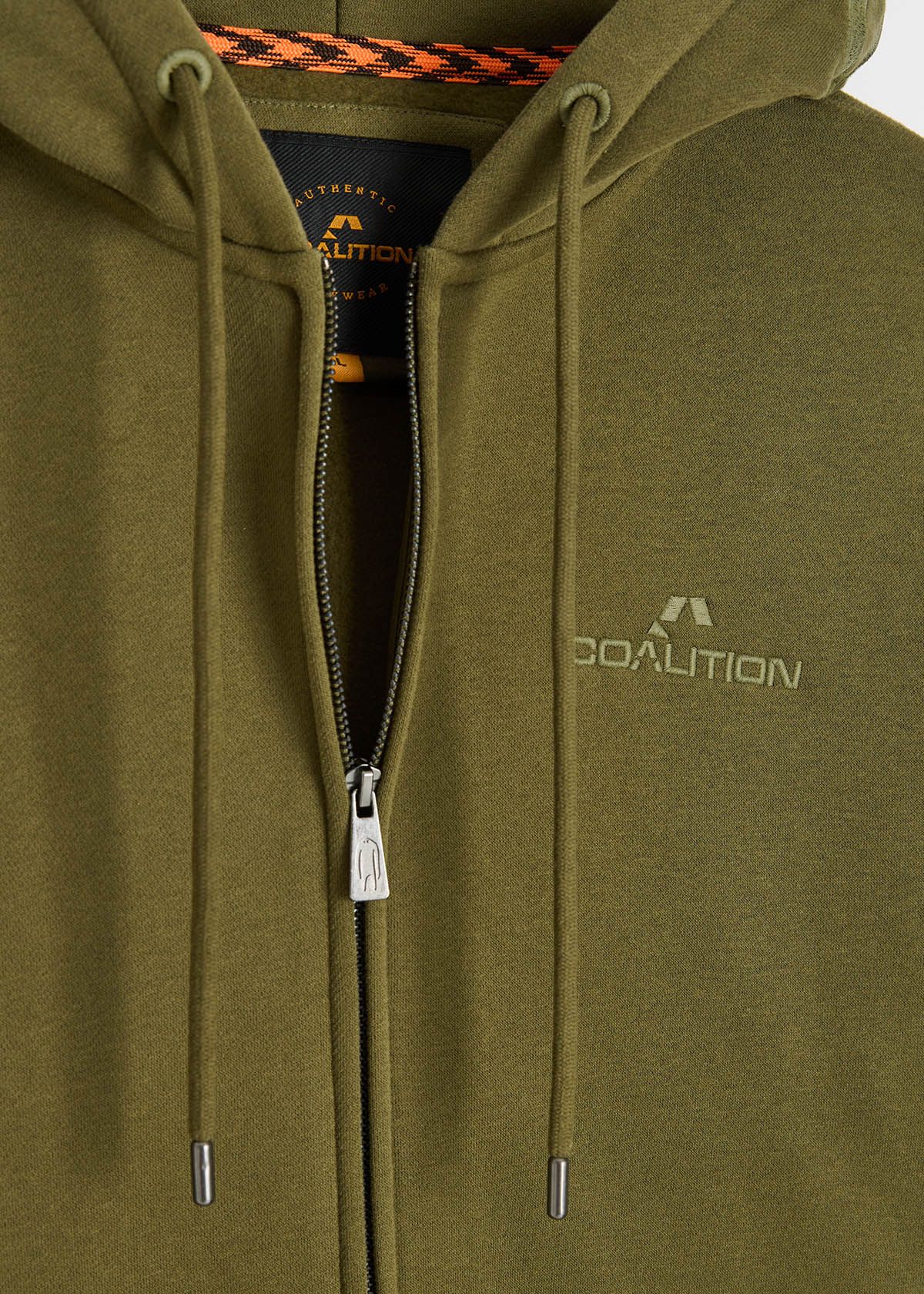 Unzipped hoodie with corporate logo - Diverse