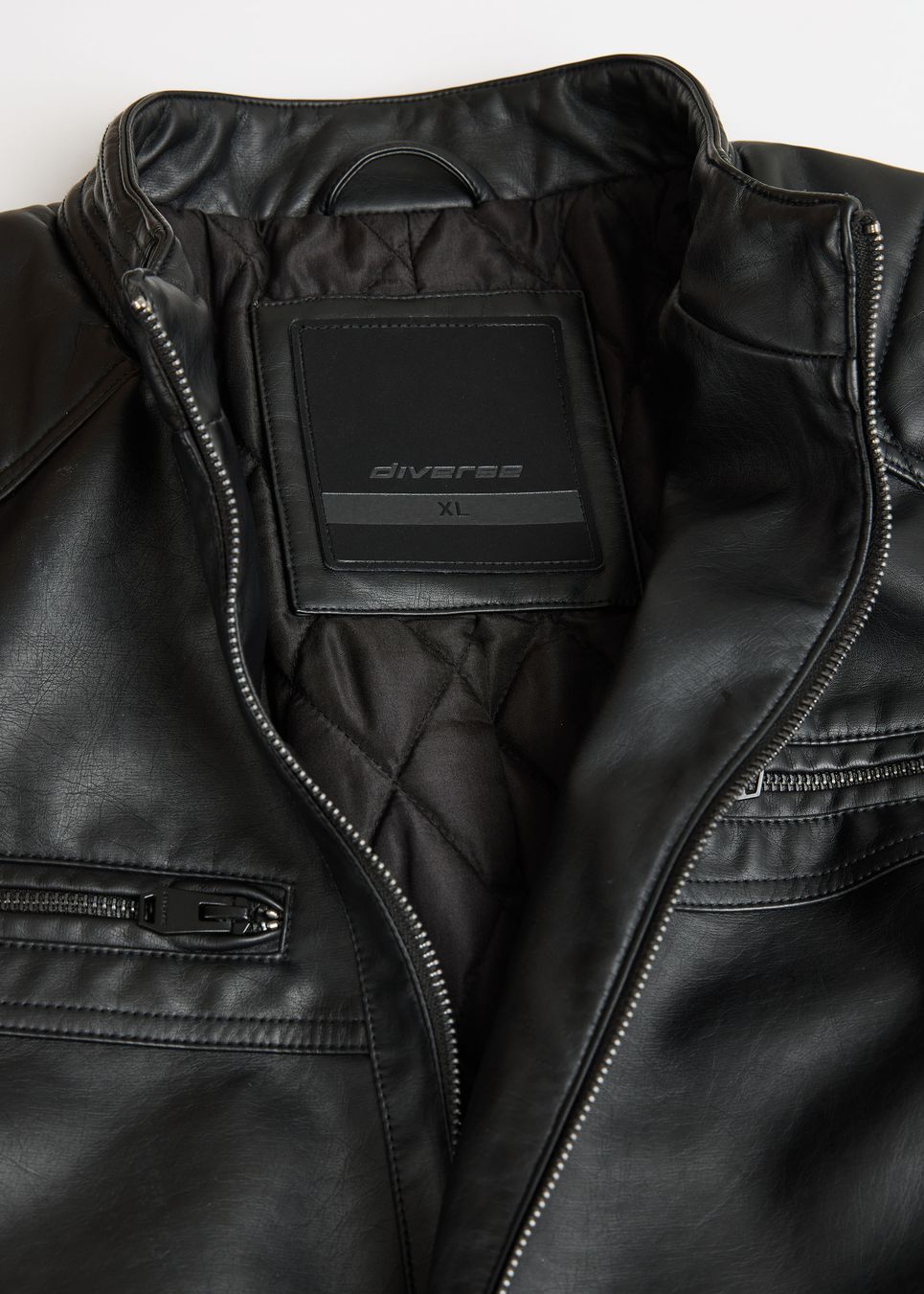 専用⭐︎PASTING LIKE SYNTHETIC LEATHER JACKET Men's imitation leather jacket - Diverse