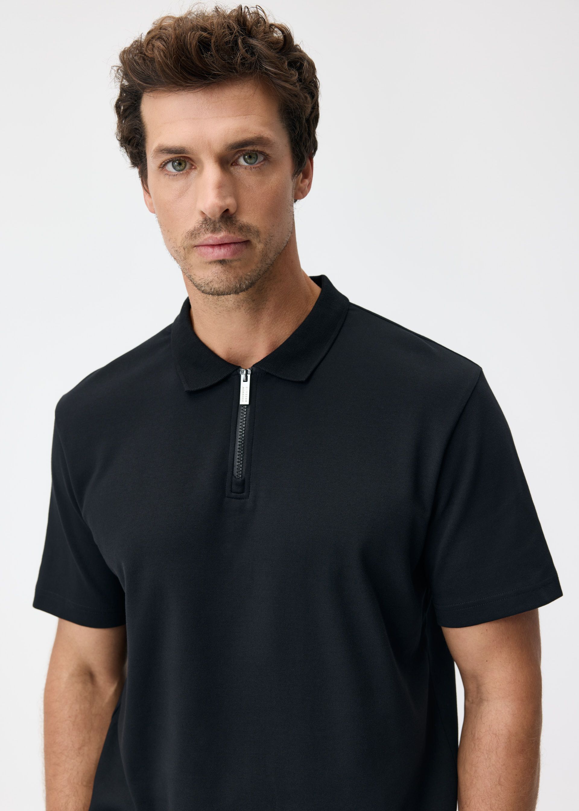 Zip-up polo shirt - Diverse