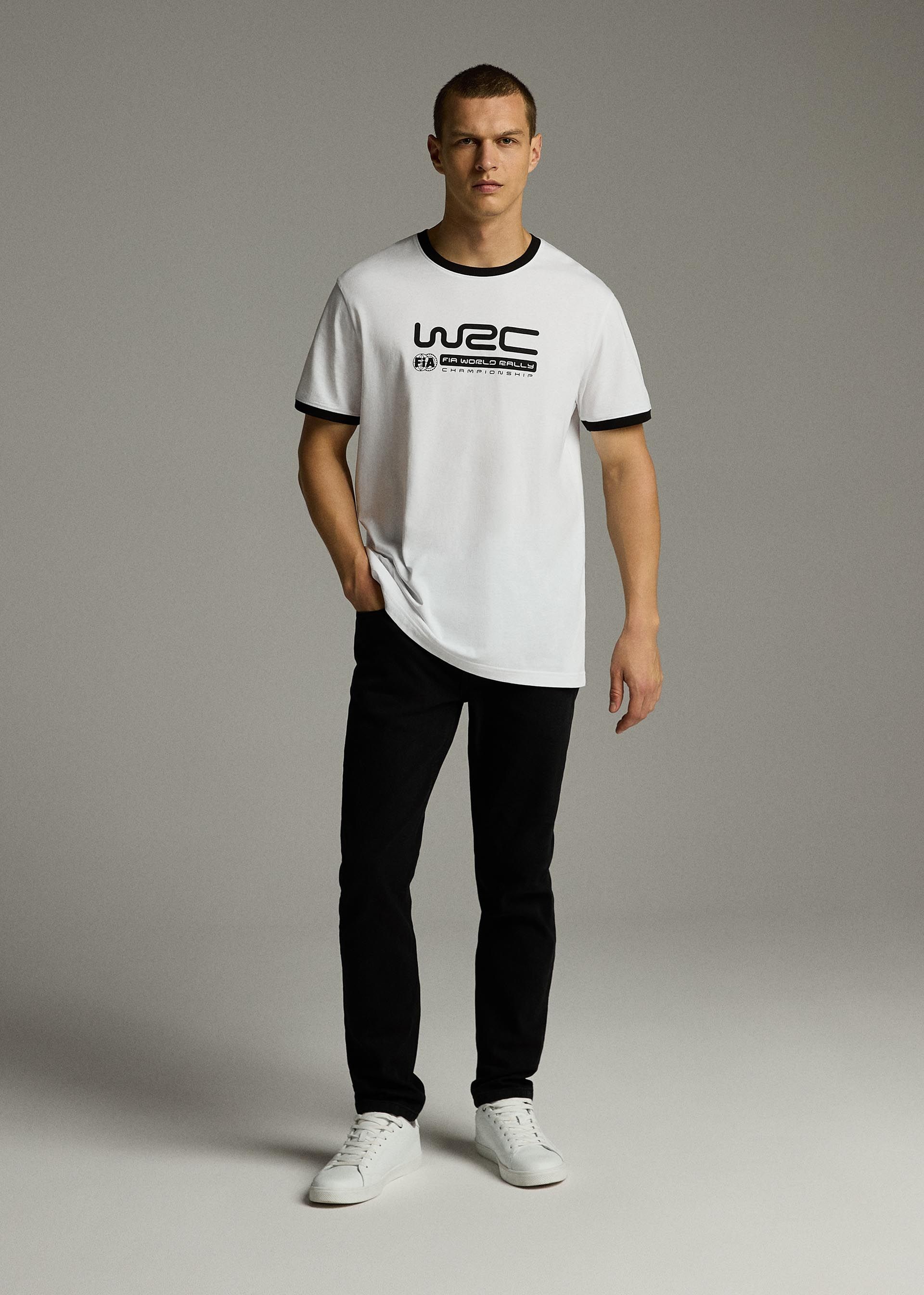 【RECTO】 MENS CASHMERE BLEND LOOSE FIT T-SHIRT T-shirt Loose Fit - Jasnobeżowy - ON | H&M PL